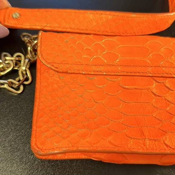 Rare orange Tory Burch purse - Picture 9 of 12